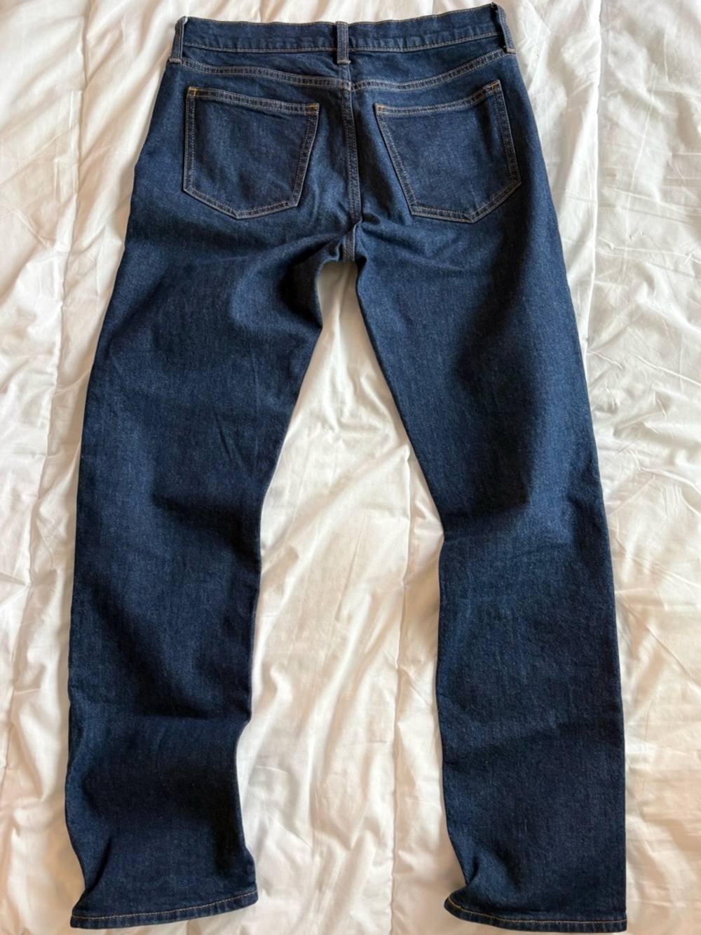 GAP 90s Straight Leg Jeans Dark Wash High Rise 29 Long